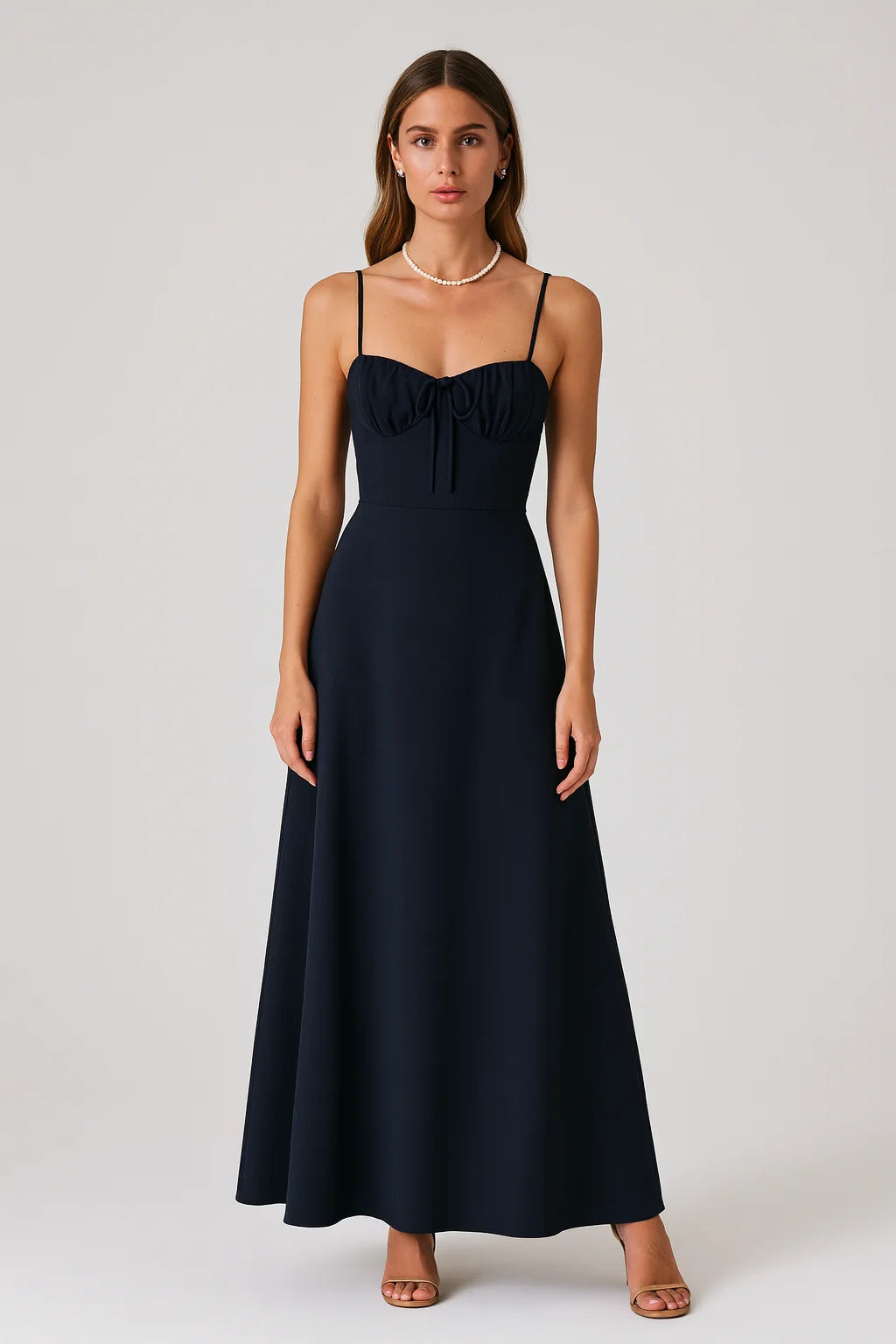 Vestido Longo Azul Noite de Sardenha