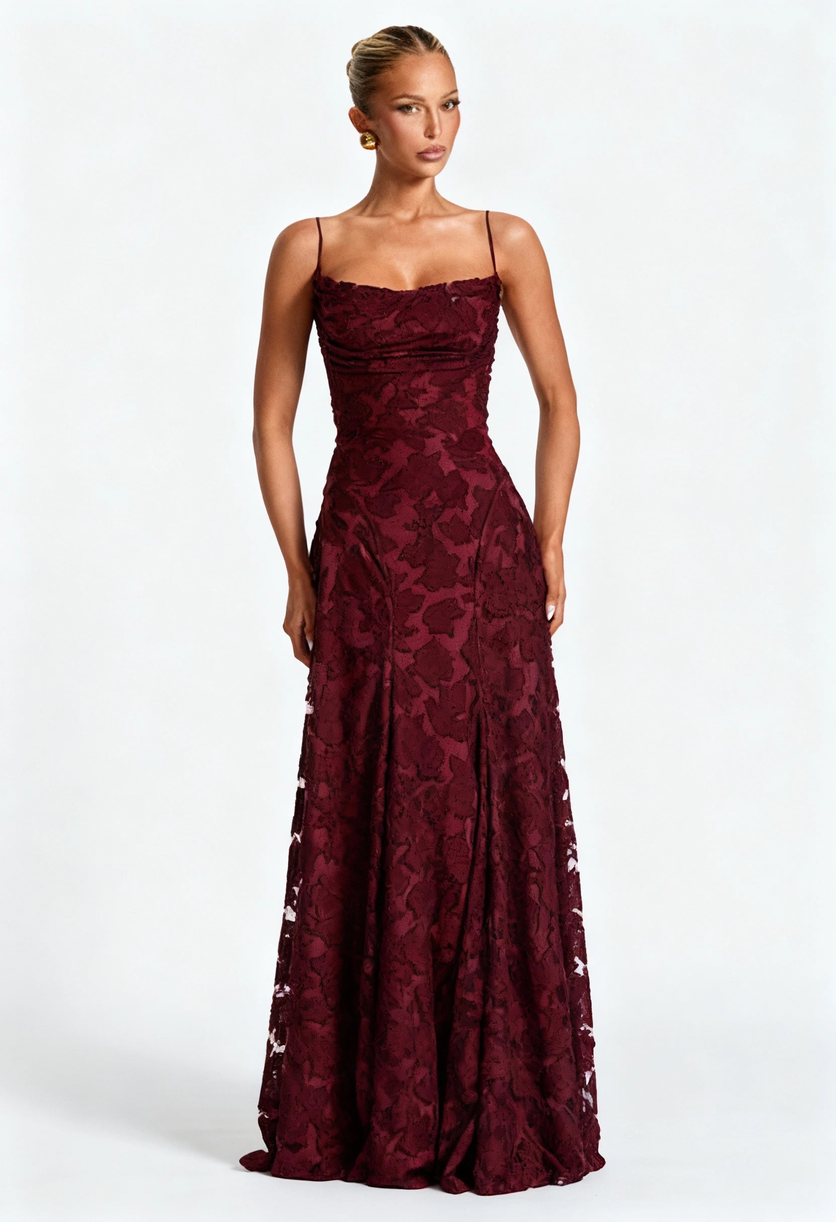 Vestido Longo Cerejeira Vermelho