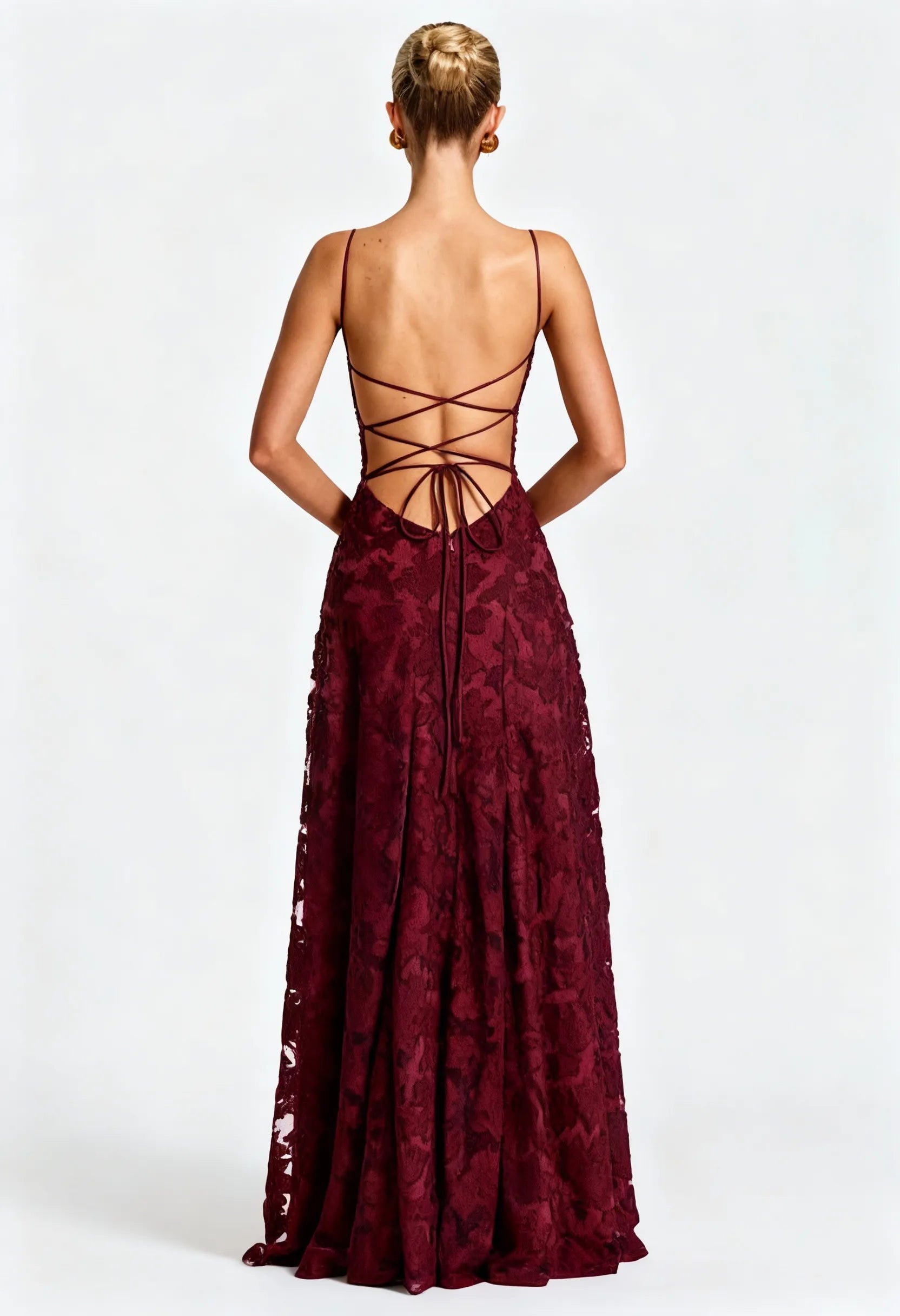 Vestido Longo Cerejeira Vermelho