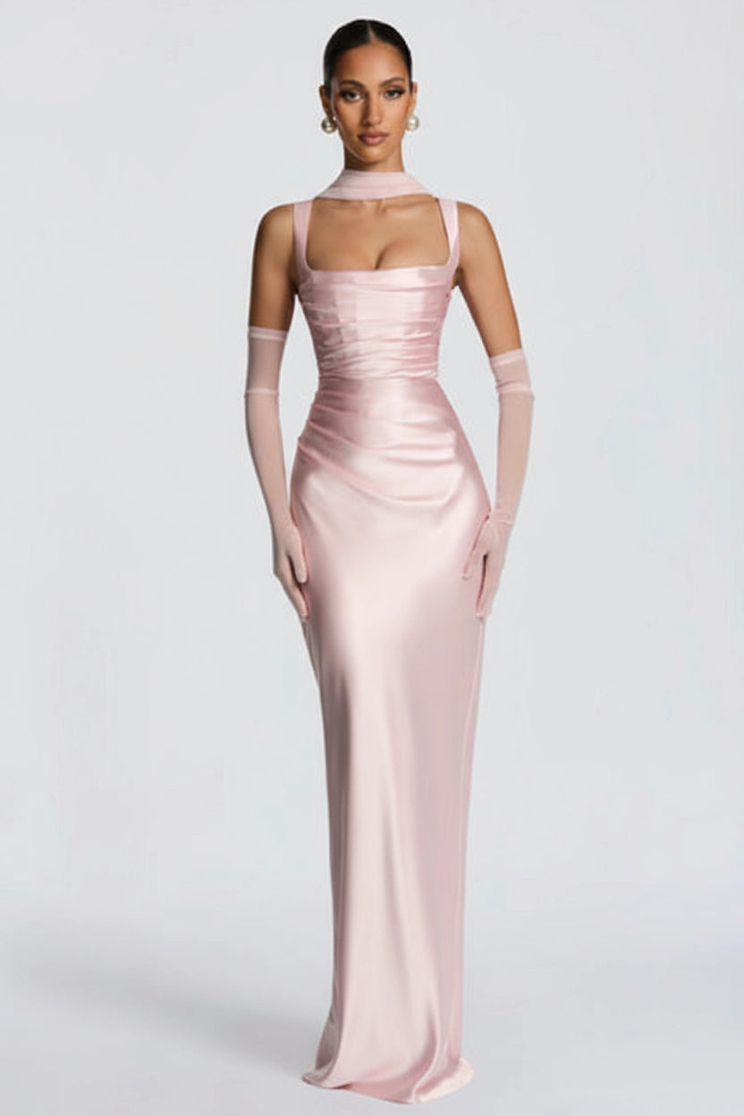 Vestido Longo Midnight Rosa