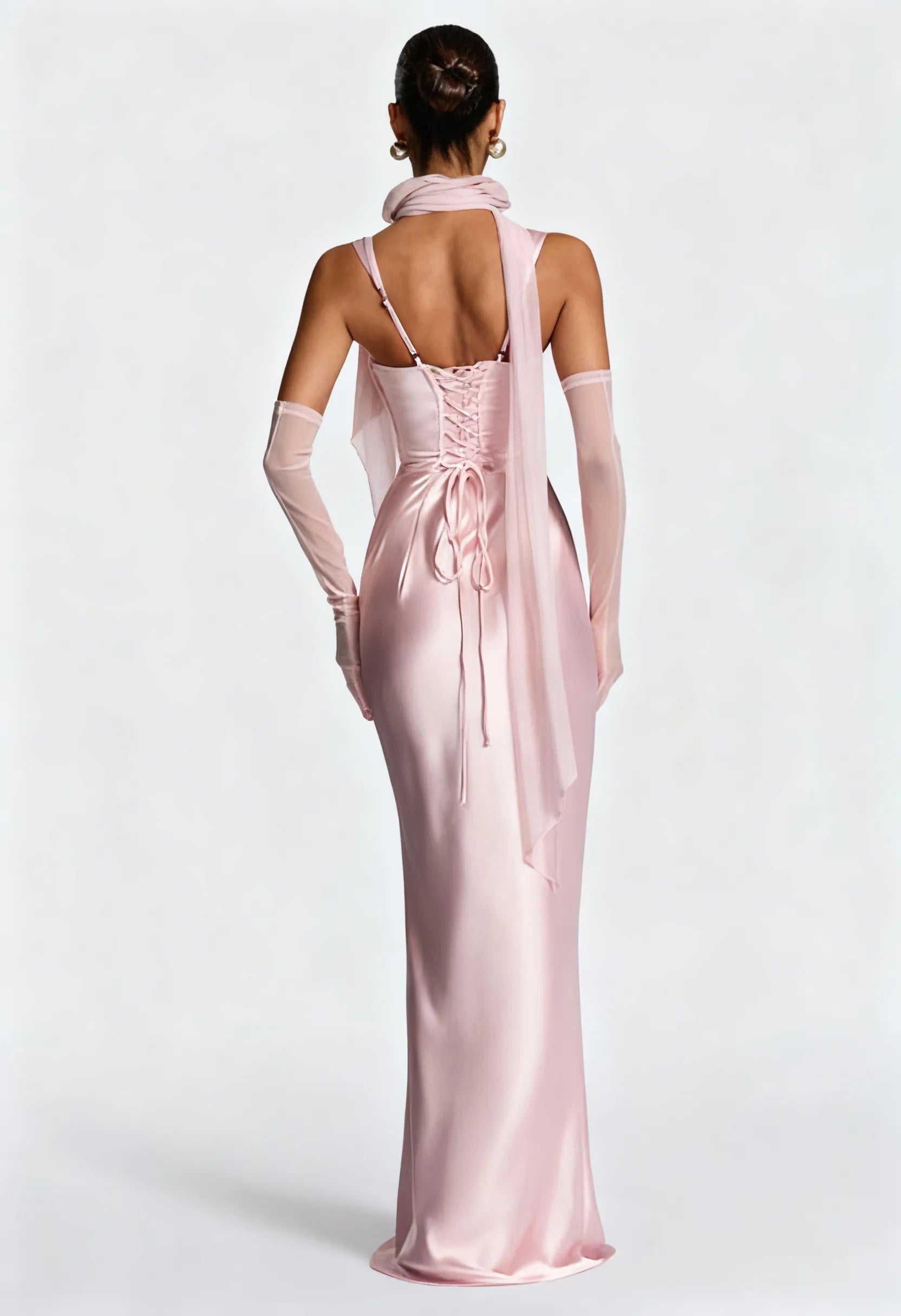 Vestido Longo Midnight Rosa