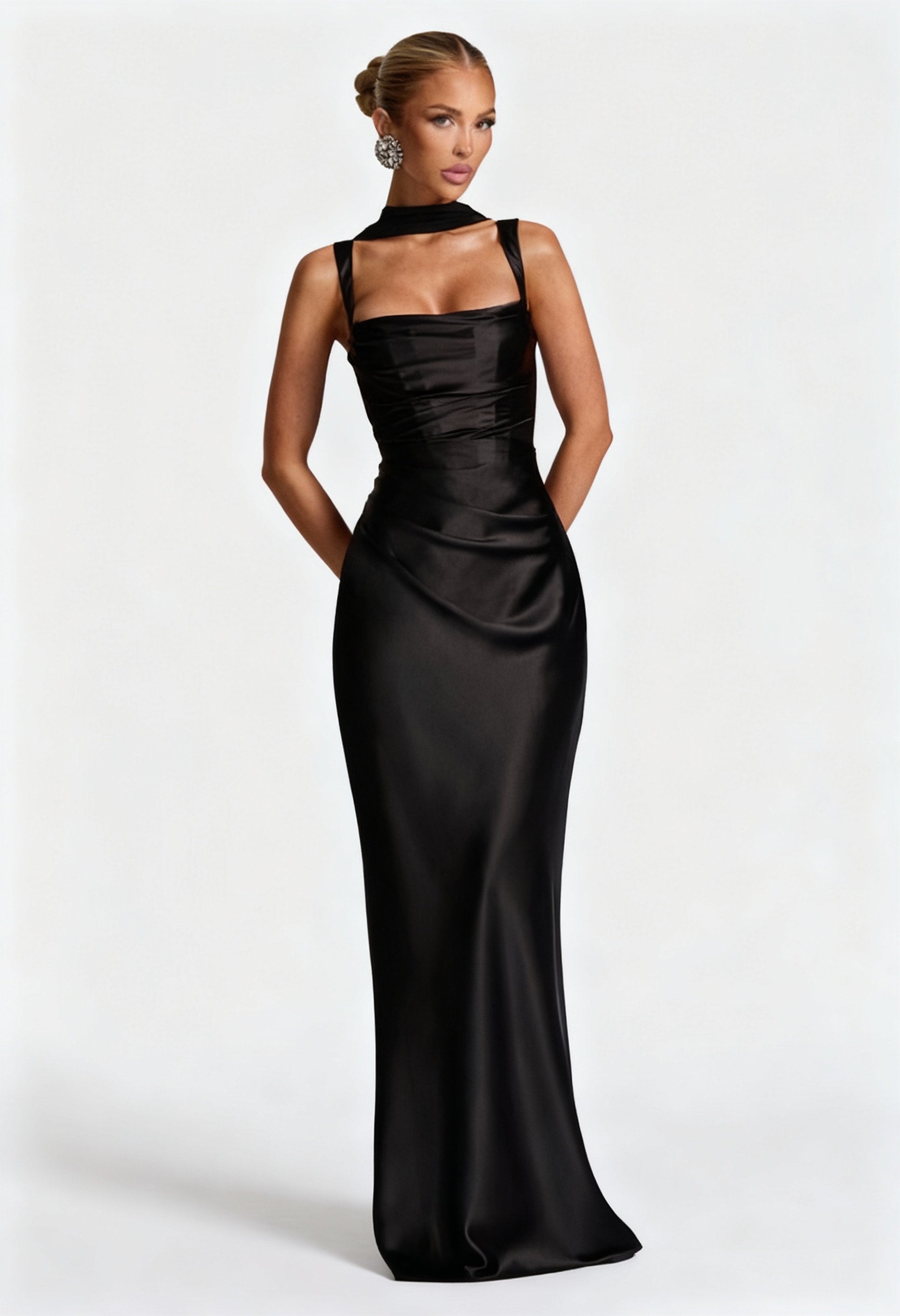 Vestido Longo Midnight Preto