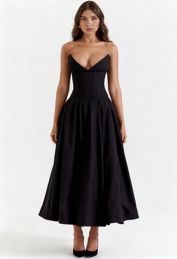Vestido Midi Preto Classic