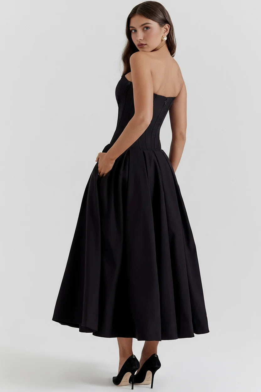Vestido Midi Preto Classic