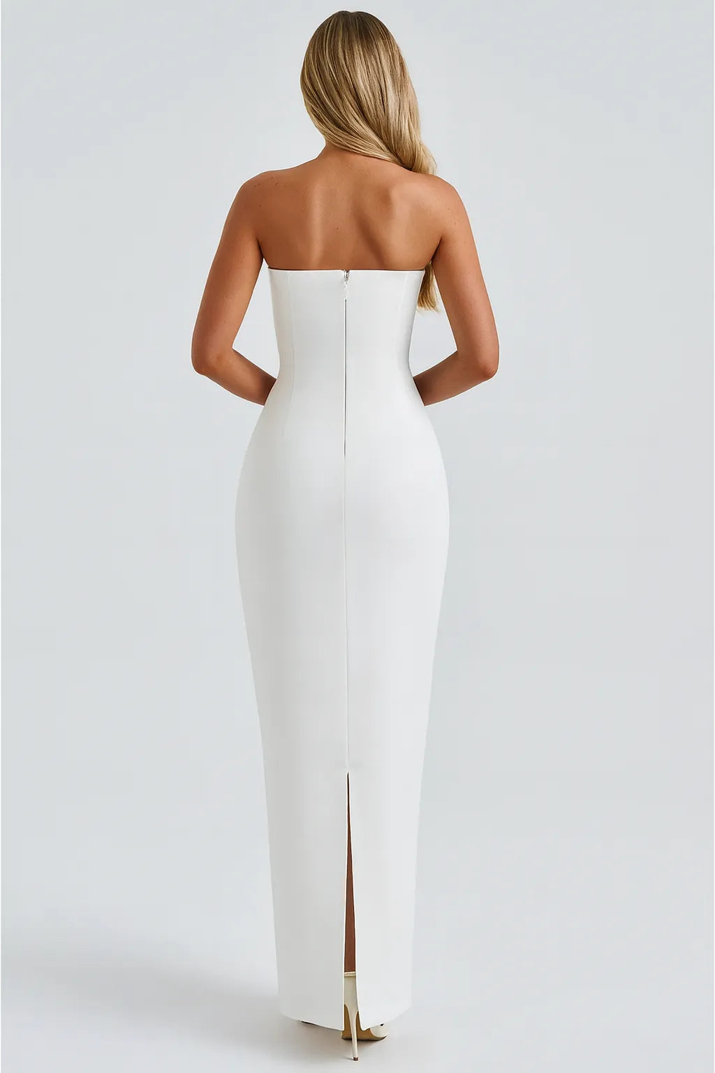 Vestido Longo Branco Ivory Première