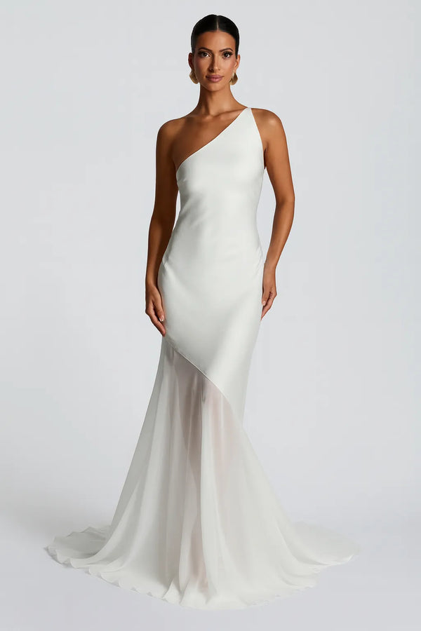 Vestido Longo Aura Diagonal