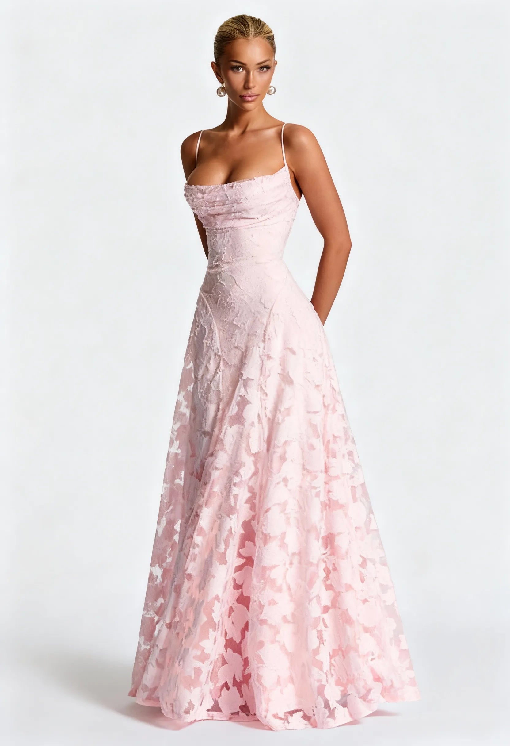 Vestido Longo Cerejeira Rosa