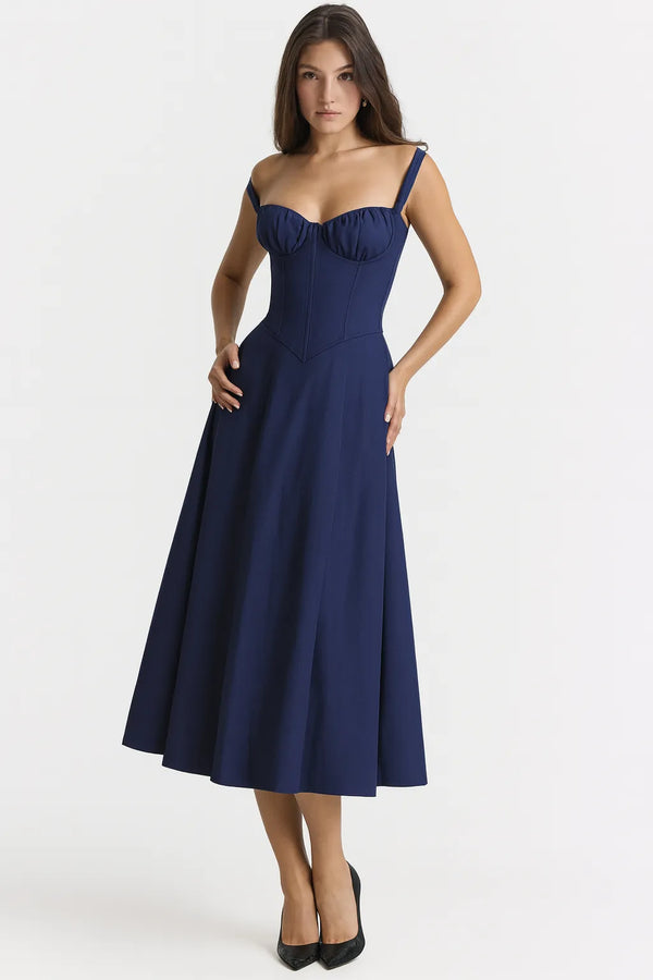 Vestido Midi Safira Noturna