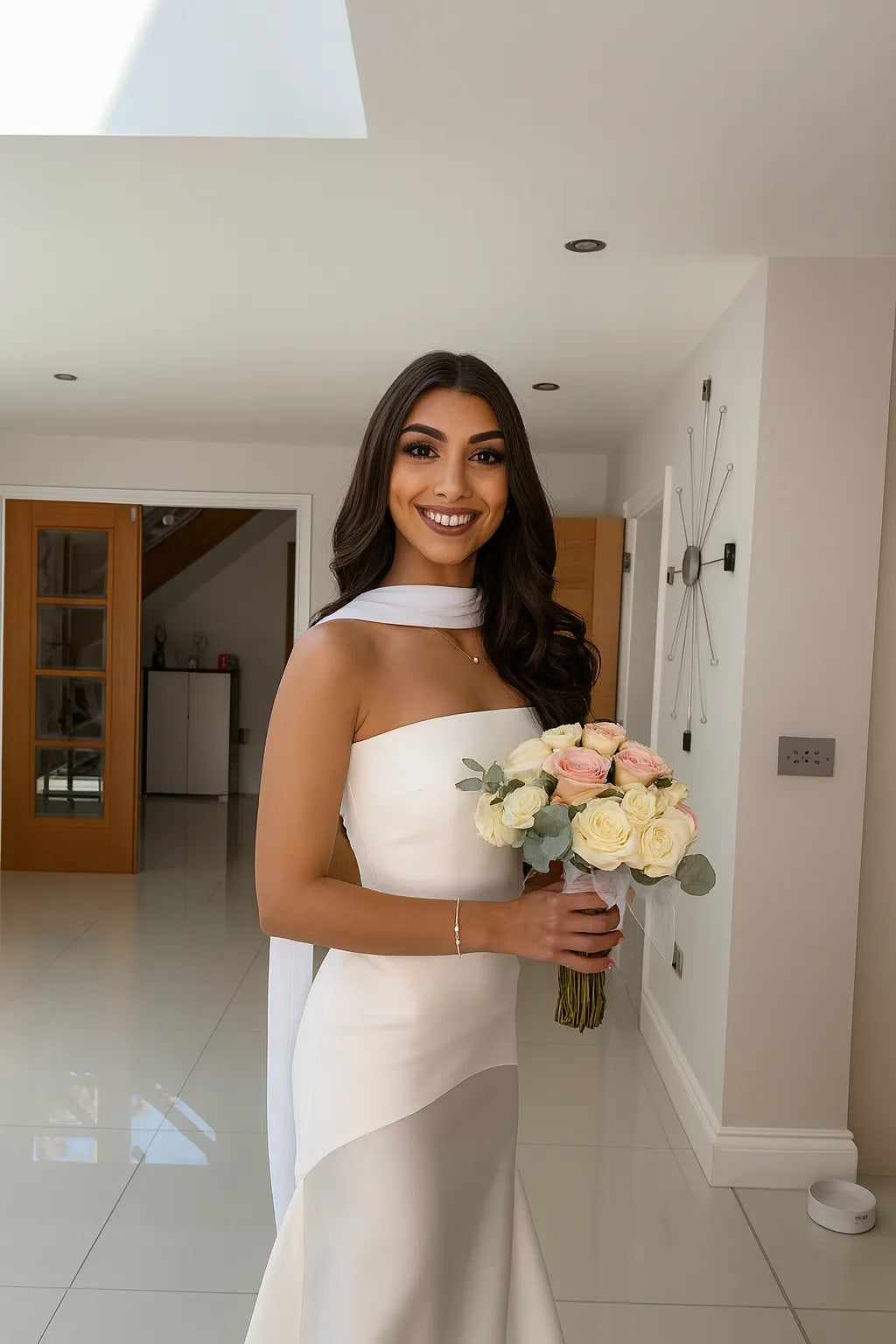 Vestido Longo Branco Lúmen Atelier