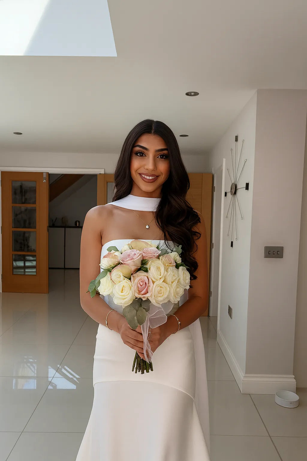 Vestido Longo Branco Lúmen Atelier